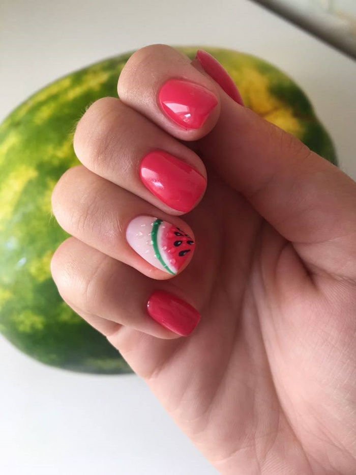 nail dưa hấu xinh nhất