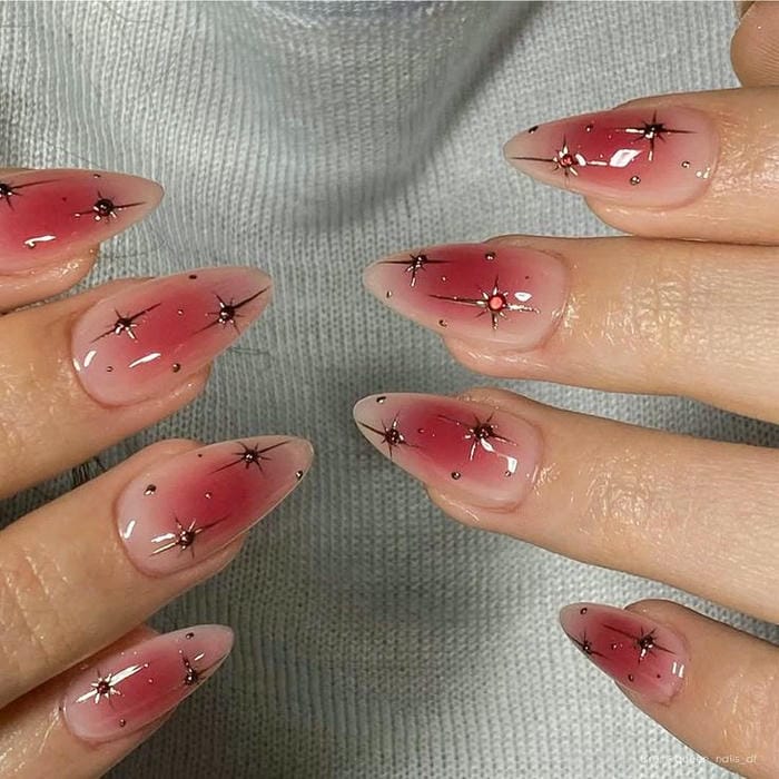 nail loang hồng hot