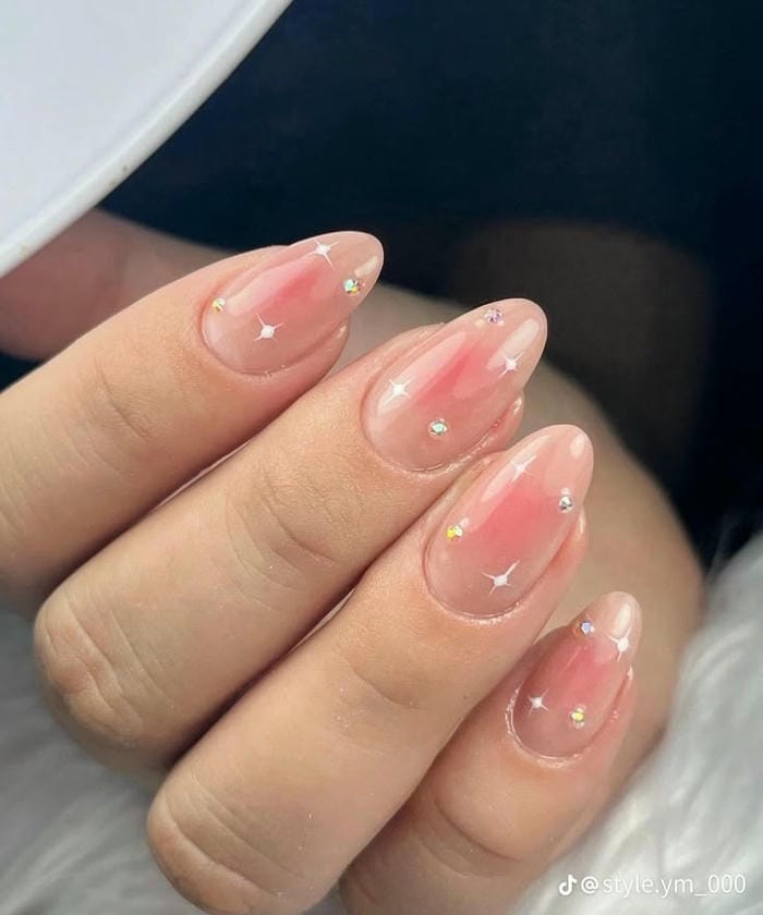 nail loang hồng