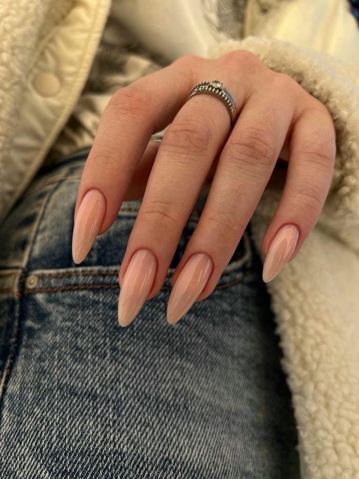 nail màu nude siêu đẹp