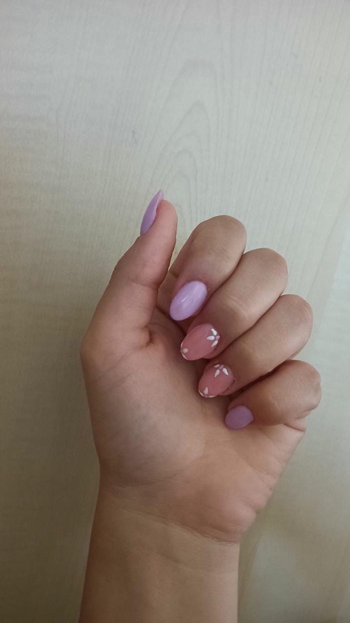 nail màu tím sang chảnh