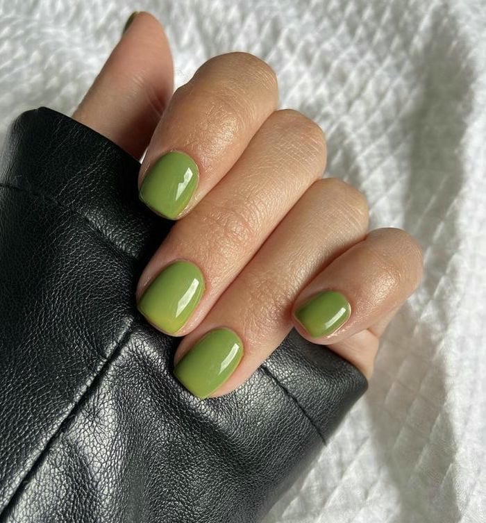 nail màu xanh lá đẹp nhất