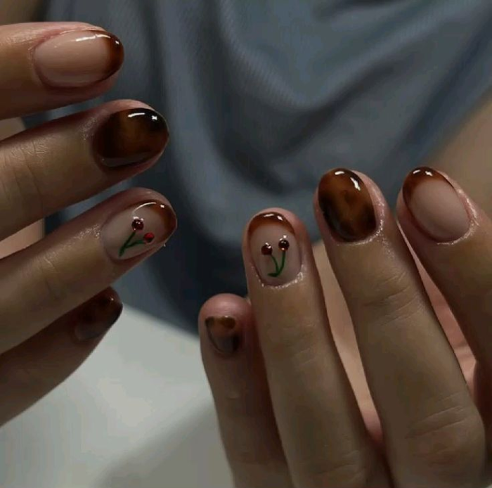 nail móng ngắn đẹp