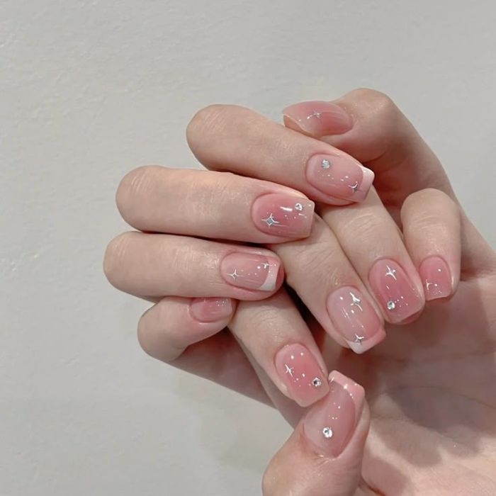 nail móng vuông đẹp sang