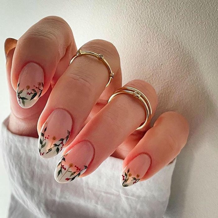 nail vẽ hoa đẹp nhất