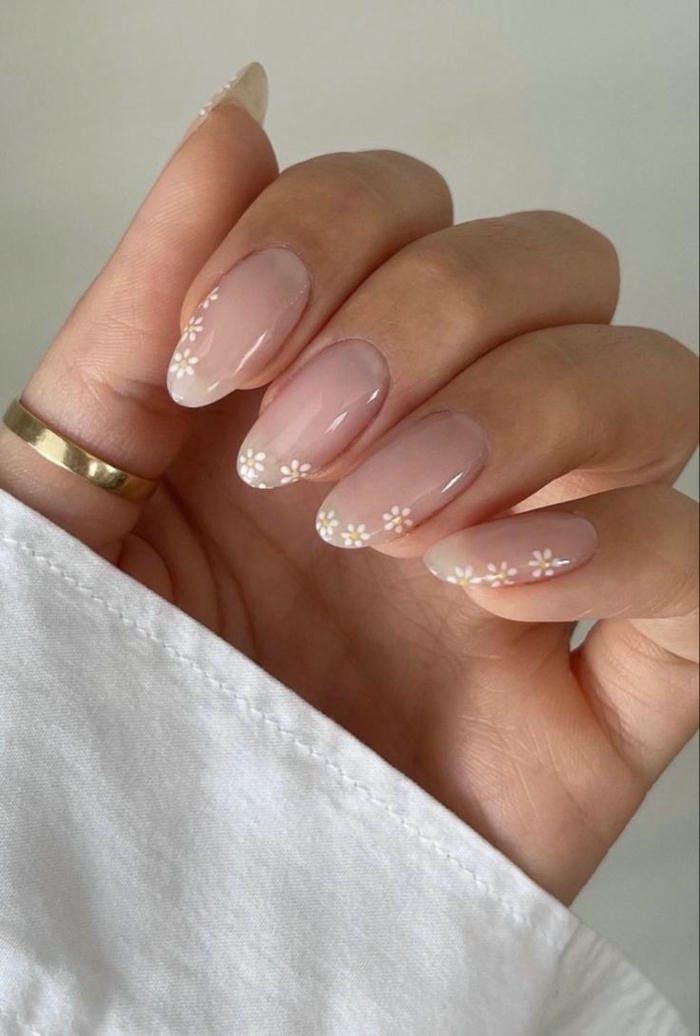 nail vẽ hoa xinh nhất