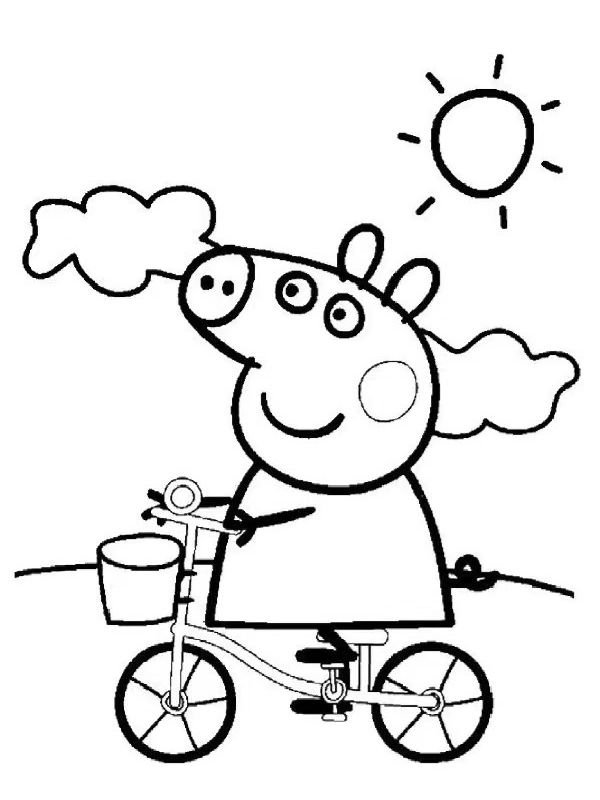 tranh tập tô heo peppa sinh động