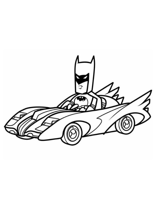 tranh vẽ batman đen trắng để tô màu