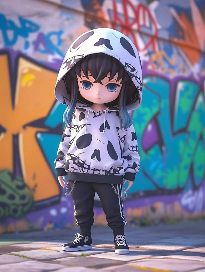 Thanh Gươm Diệt Quỷ chibi muichiro đáng yêu