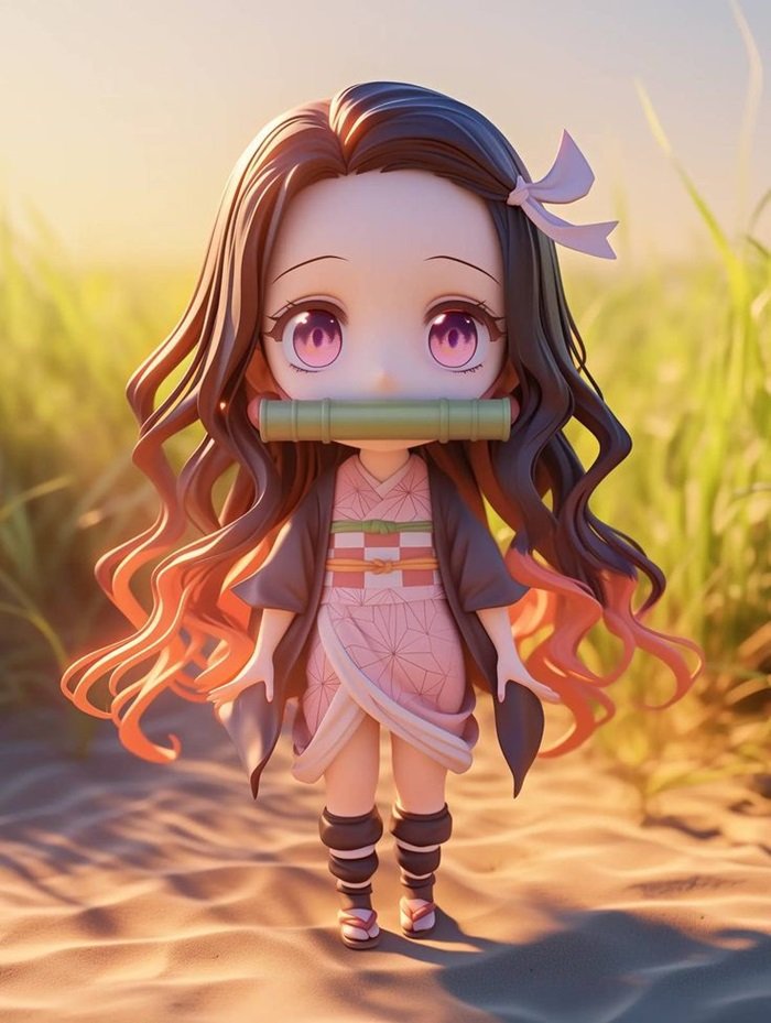 Thanh Gươm Diệt Quỷ chibi nezuko siêu cute
