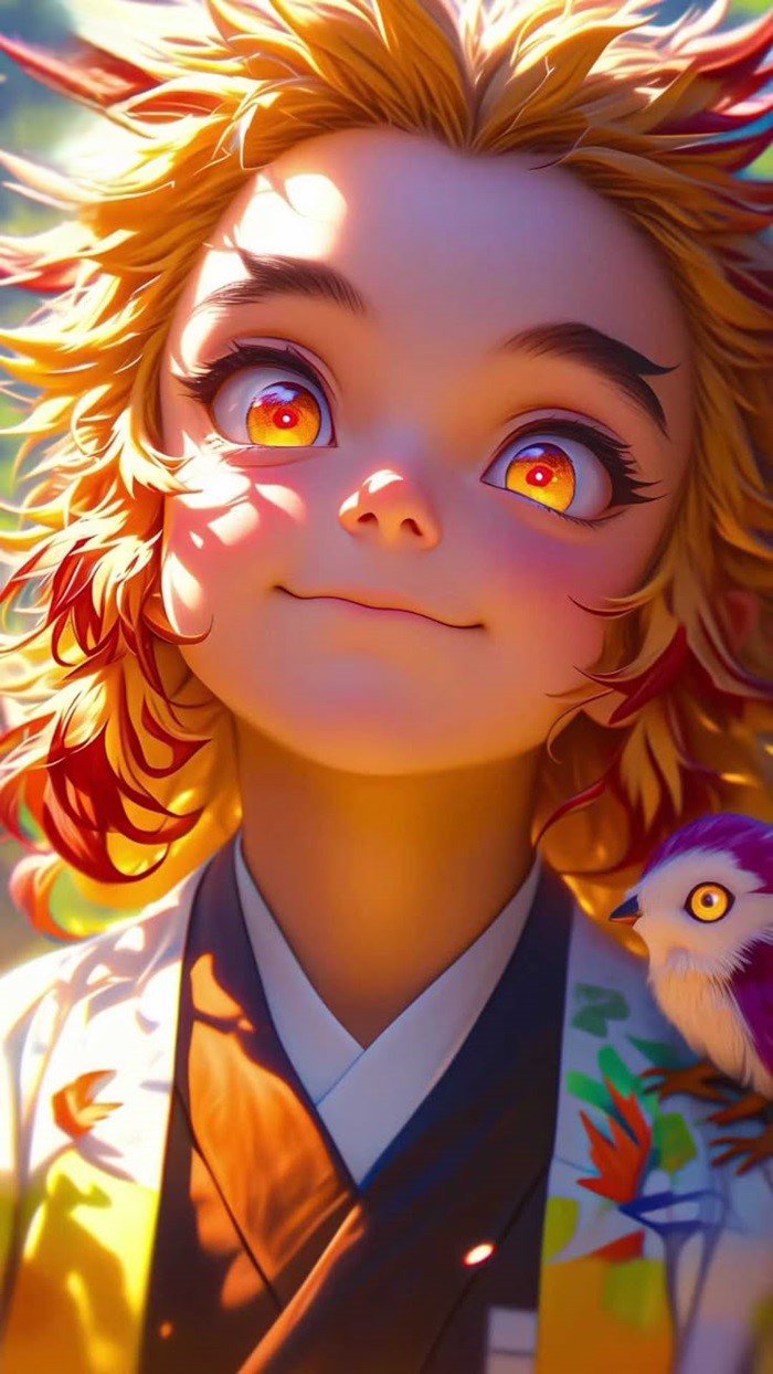 Thanh Gươm Diệt Quỷ chibi rengoku cute