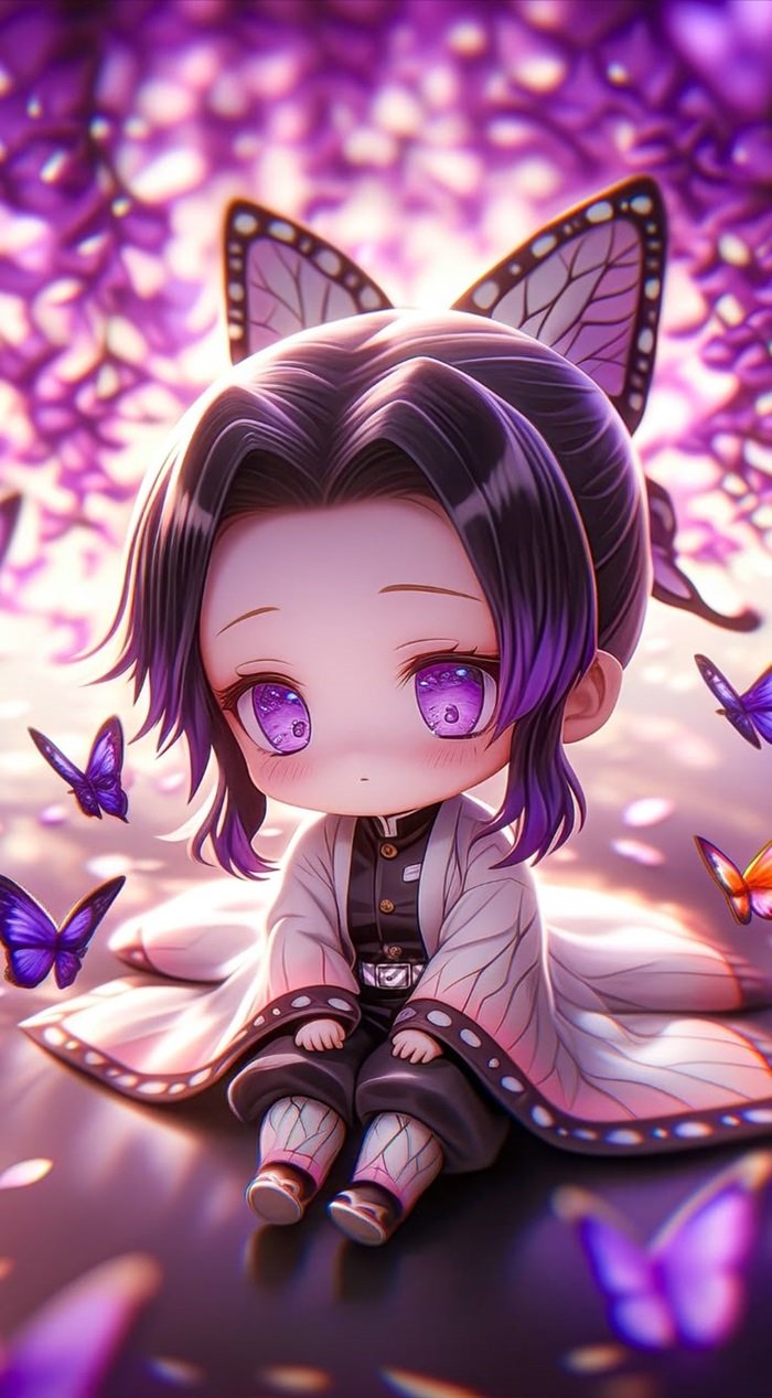 Thanh Gươm Diệt Quỷ chibi shinobu đáng yêu