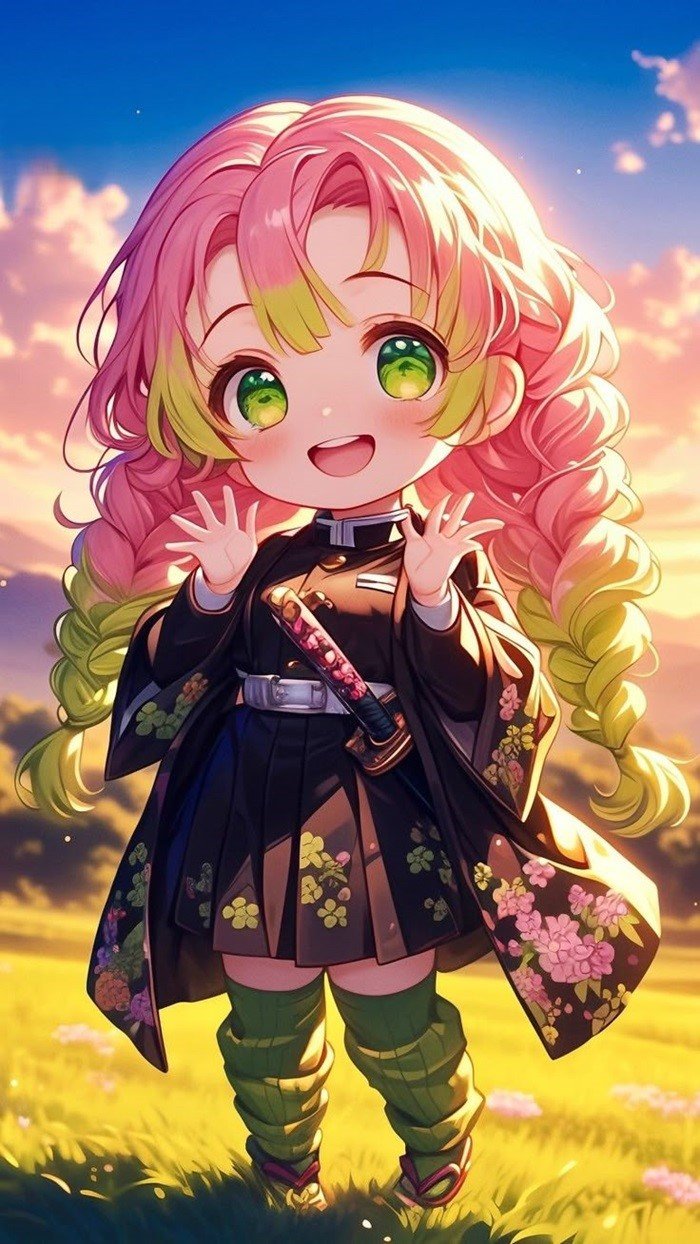 Thanh Gươm Diệt Quỷ chibi xinh gái nhất