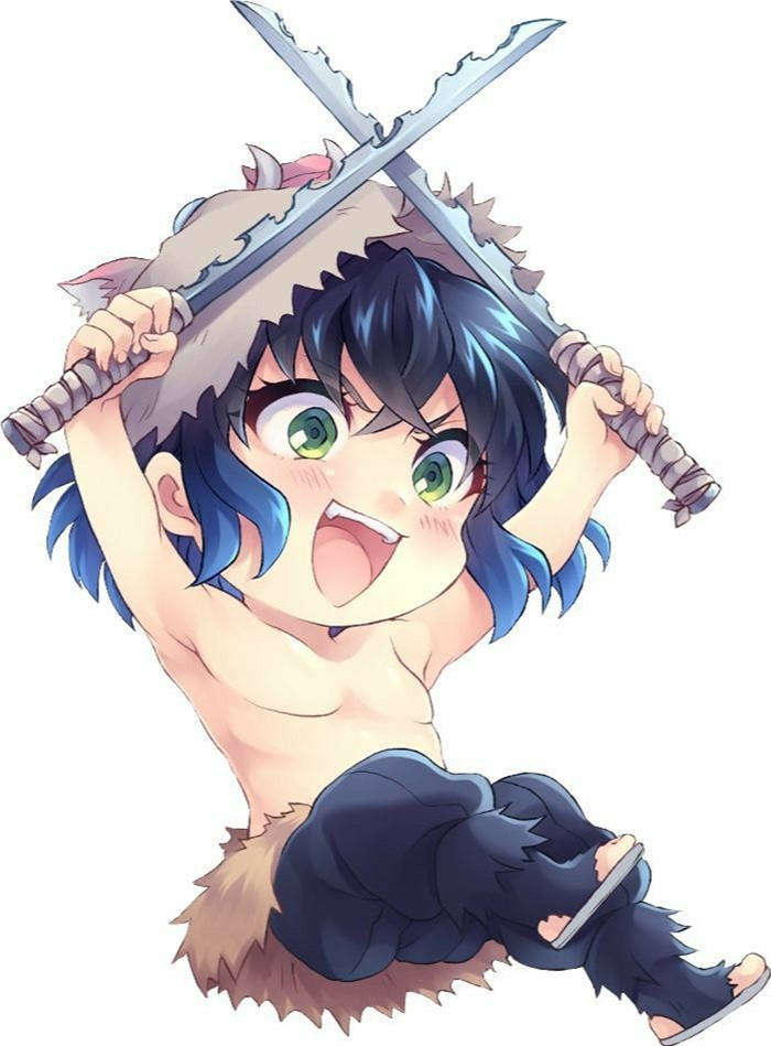 ảnh Inosuke chibi đáng yêu