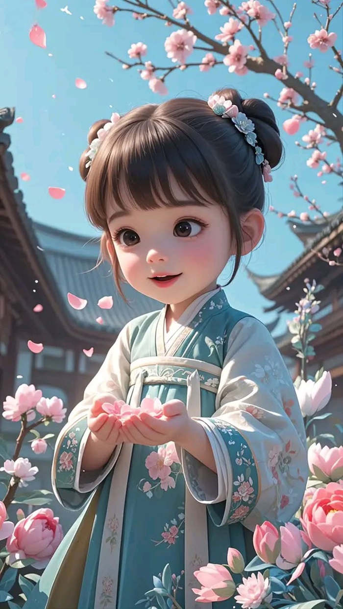 ảnh bé gái chibi cute