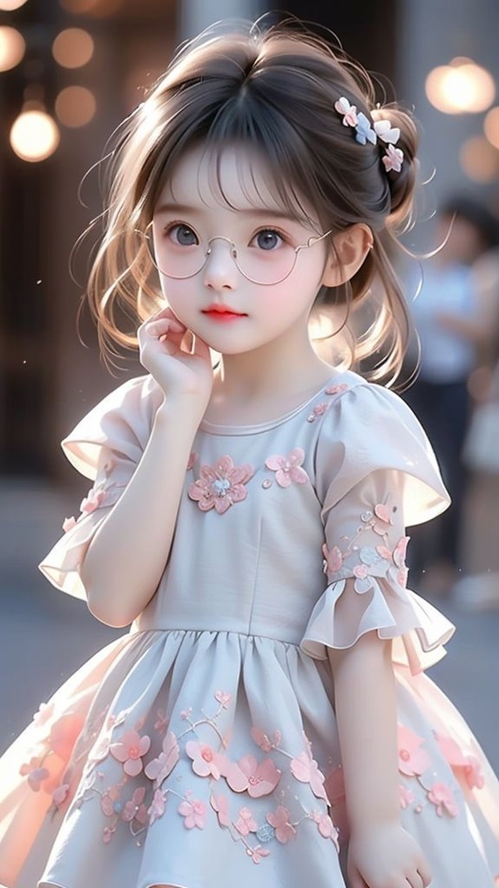 ảnh bé gái chibi