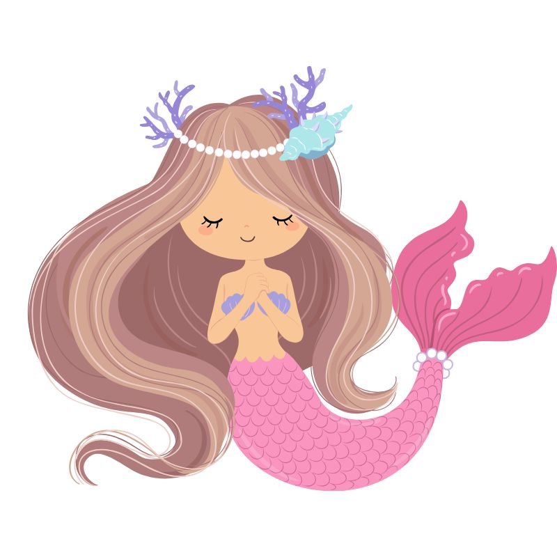 ảnh chibi nàng tiên cá cực đẹp