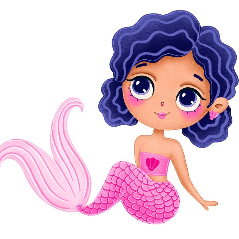 ảnh chibi nàng tiên cá cute nhất