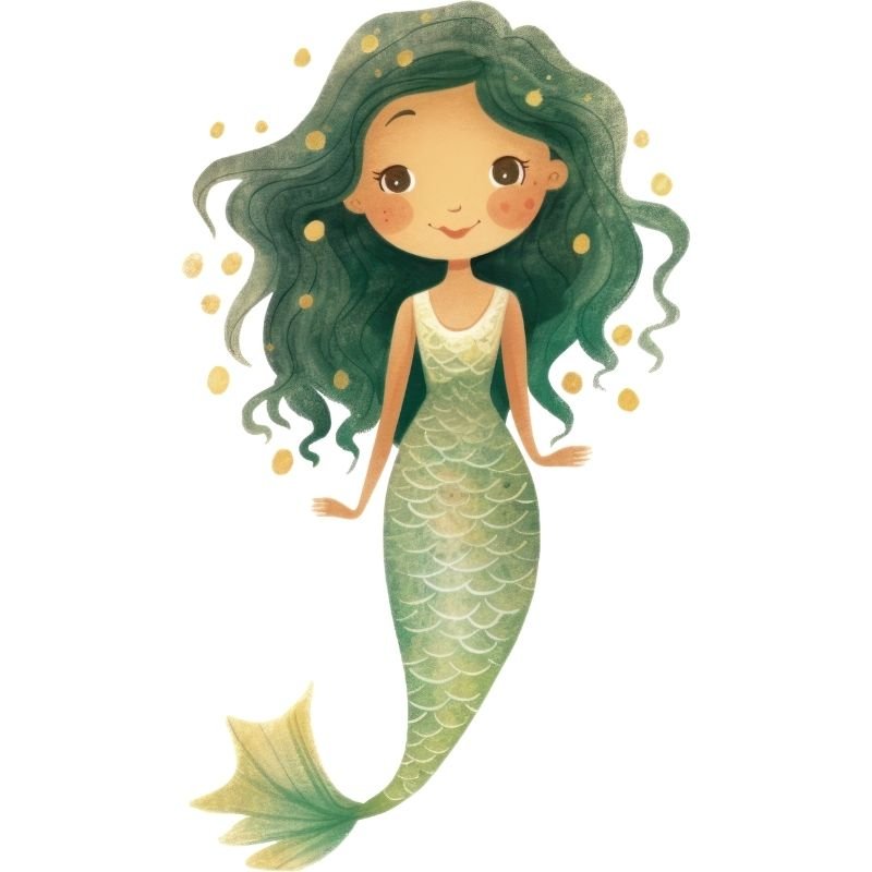 ảnh chibi nàng tiên cá đẹp nhất