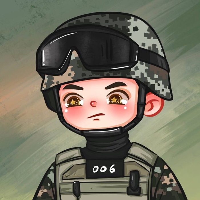 ảnh chú bộ đội chibi siêu ngầu