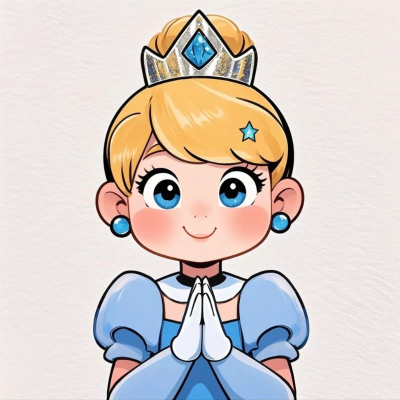 ảnh công chúa chibi 4k