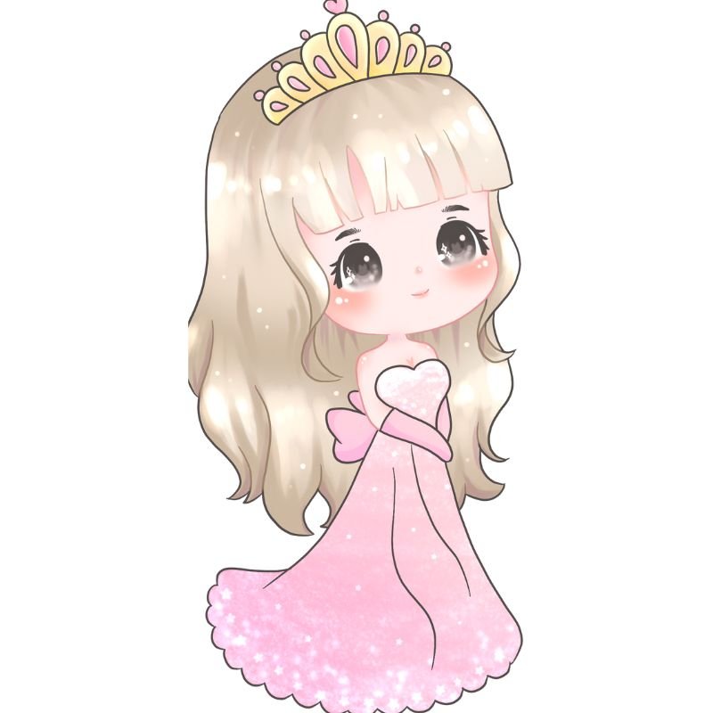 ảnh công chúa chibi đẹp