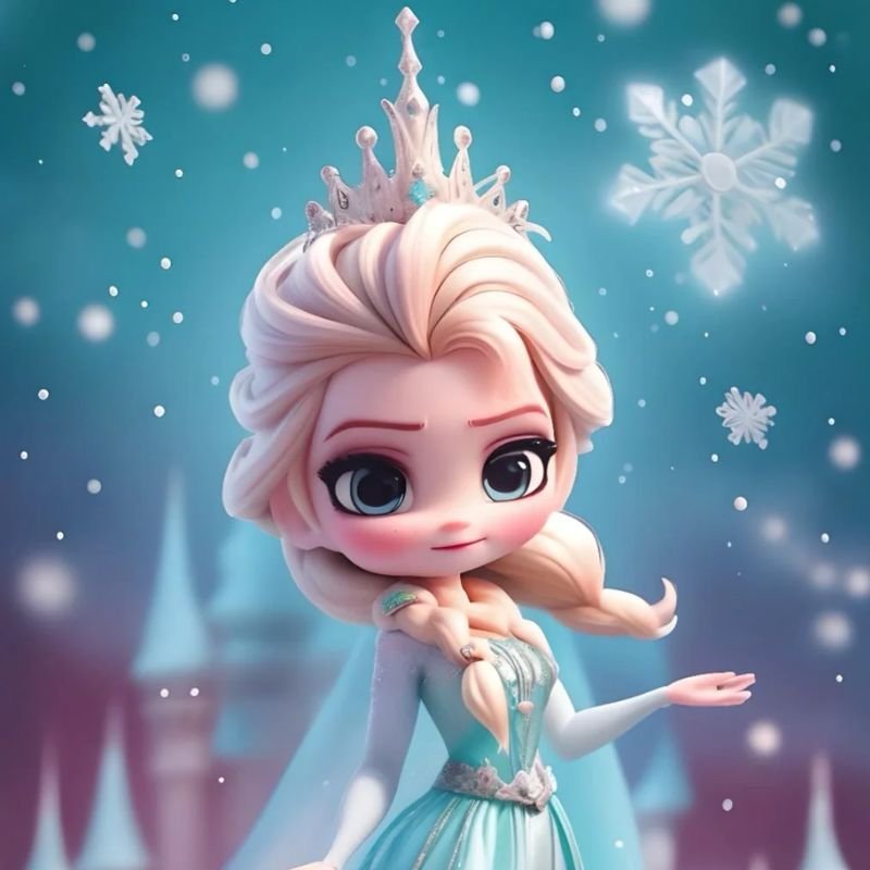 ảnh công chúa chibi elsa