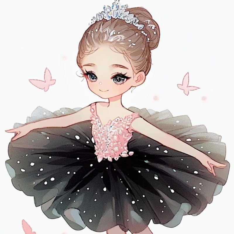 ảnh công chúa chibi múa