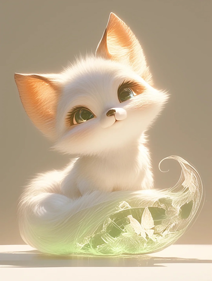 ảnh hồ ly chibi cute nhất