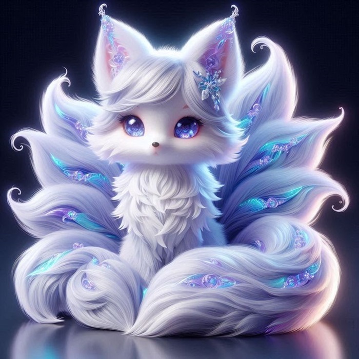 ảnh hồ ly chibi đẹp