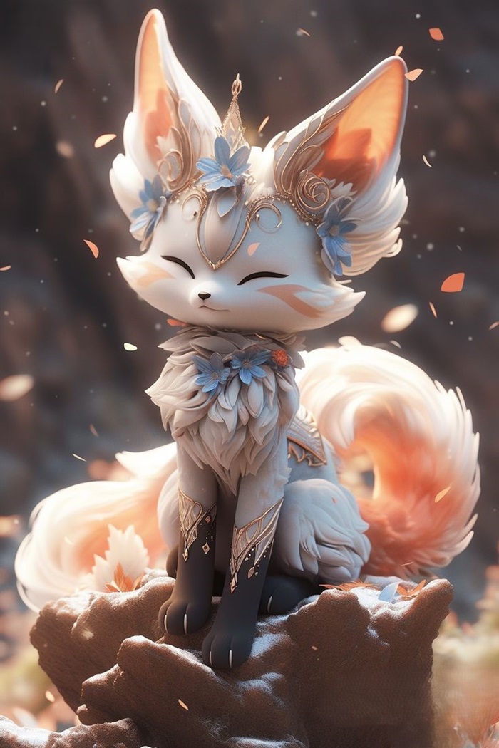 ảnh hồ ly chibi