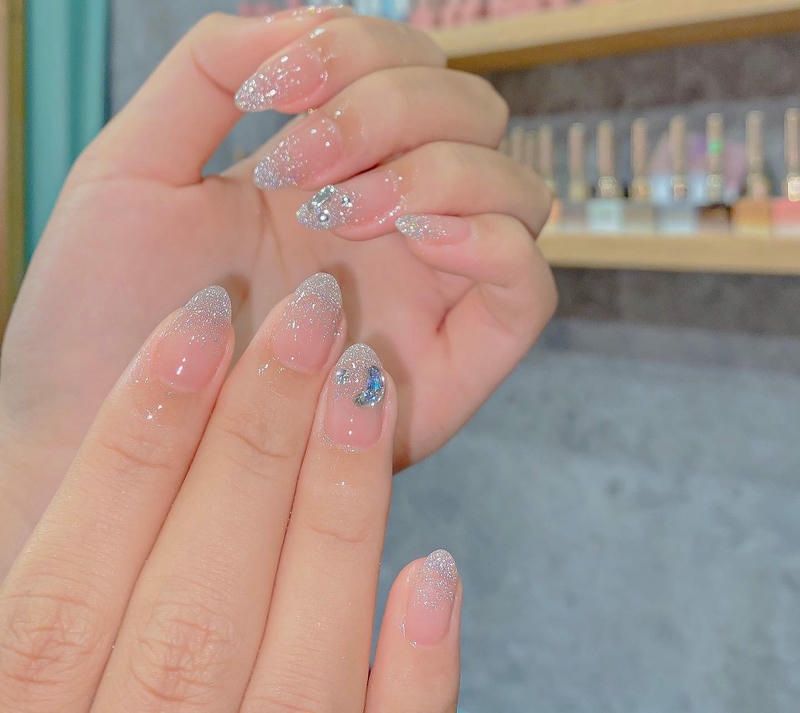 ảnh nail nhũ