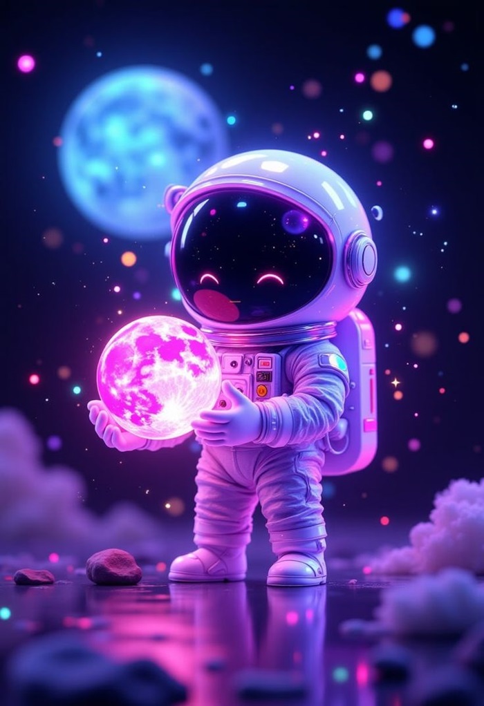 ảnh phi hành gia chibi HD