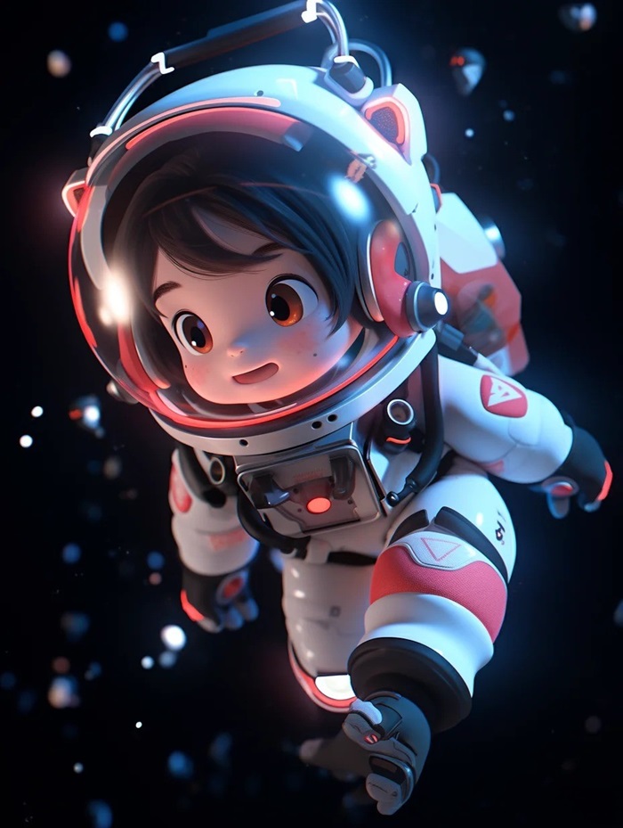 ảnh phi hành gia chibi dễ thương nhất