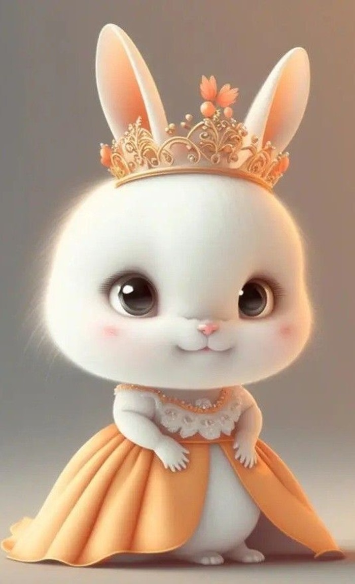 ảnh thỏ chibi công chúa