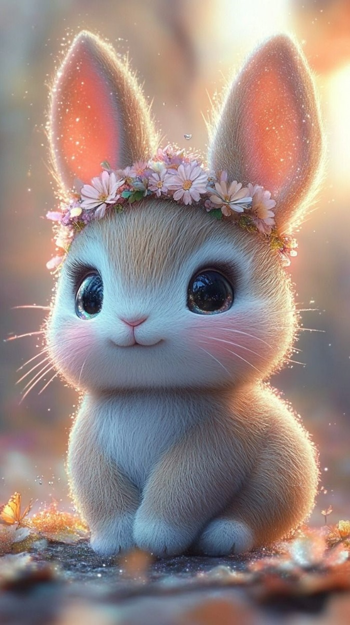 ảnh thỏ chibi siêu đẹp