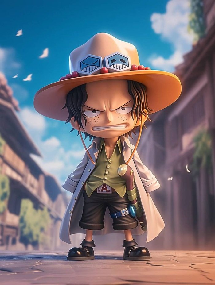 hình One Piece chibi ace