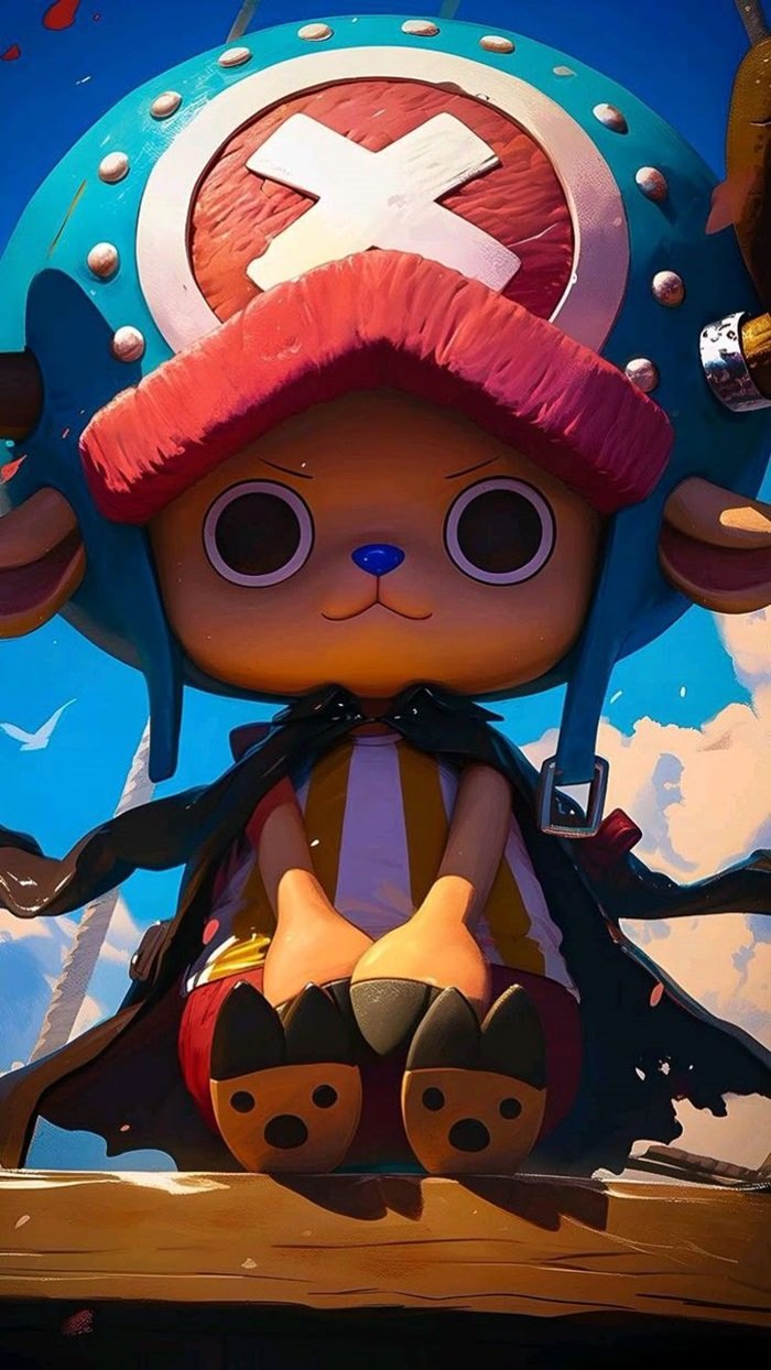 hình One Piece chibi bác sĩ chopper