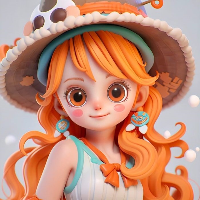 hình One Piece chibi nami dễ thương