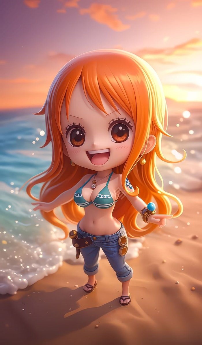 hình One Piece chibi nami
