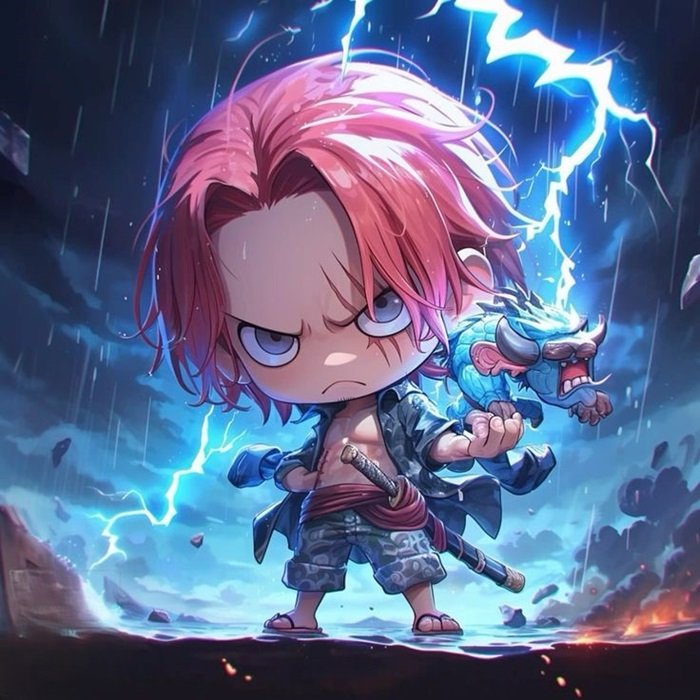 hình One Piece chibi shank