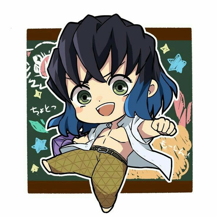 hình ảnh Inosuke chibi đáng yêu