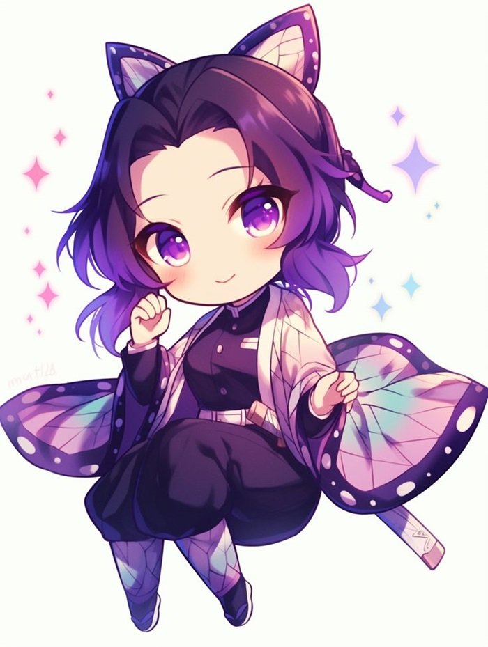 hình ảnh Shinobu Chibi cực kì dễ thương