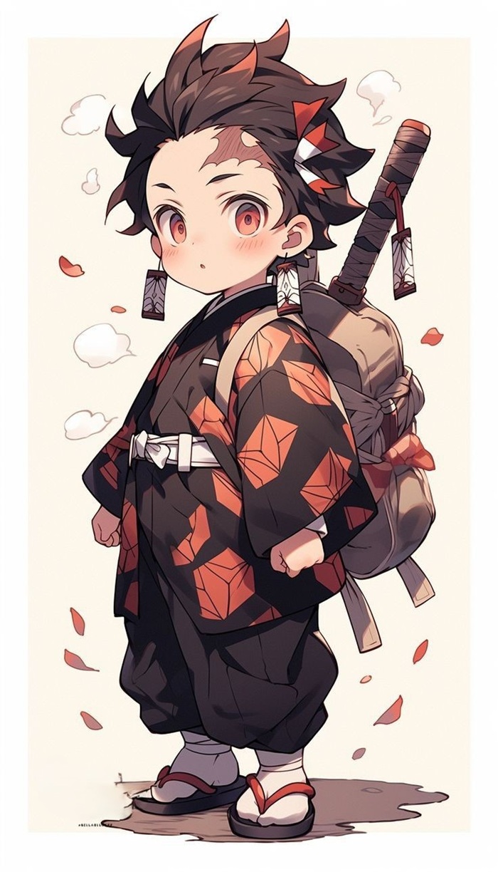 hình ảnh avatar Tanjiro chibi