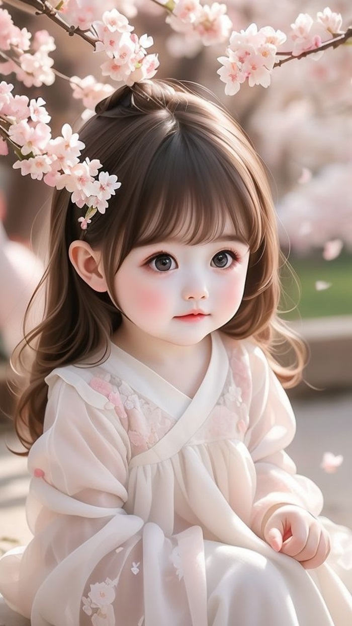 hình ảnh bé gái chibi cực đáng yêu