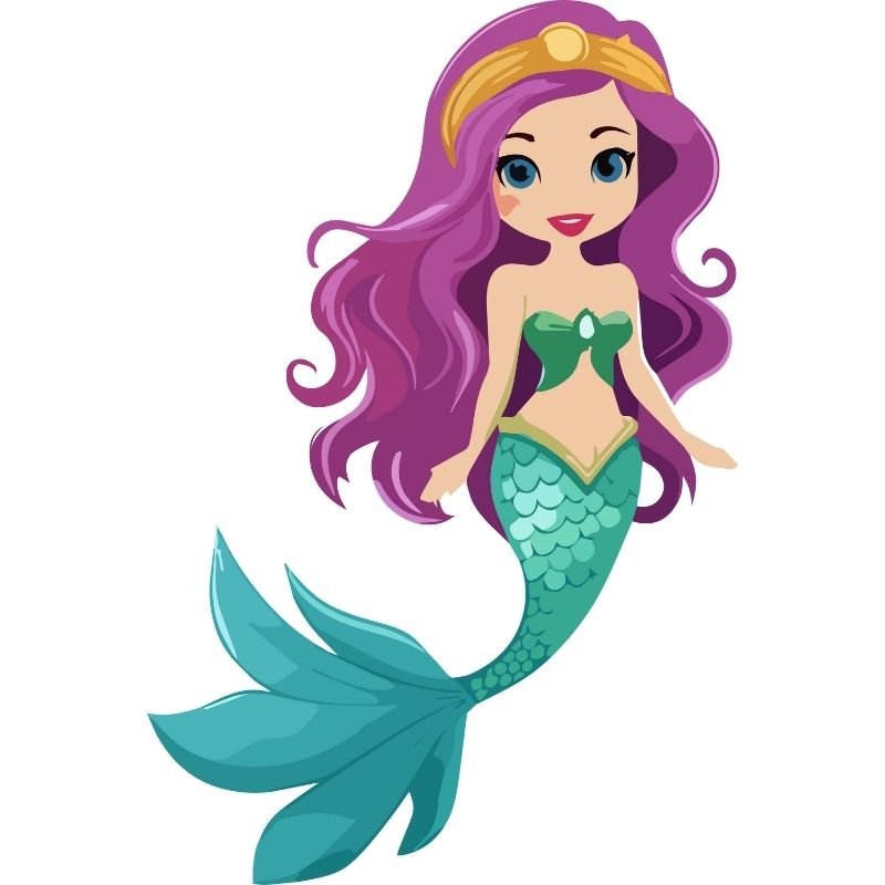 hình ảnh chibi nàng tiên cá 4k