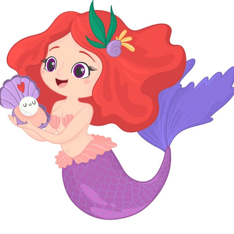 hình ảnh chibi nàng tiên cá cực đẹp