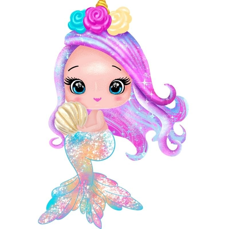 hình ảnh chibi nàng tiên cá cute