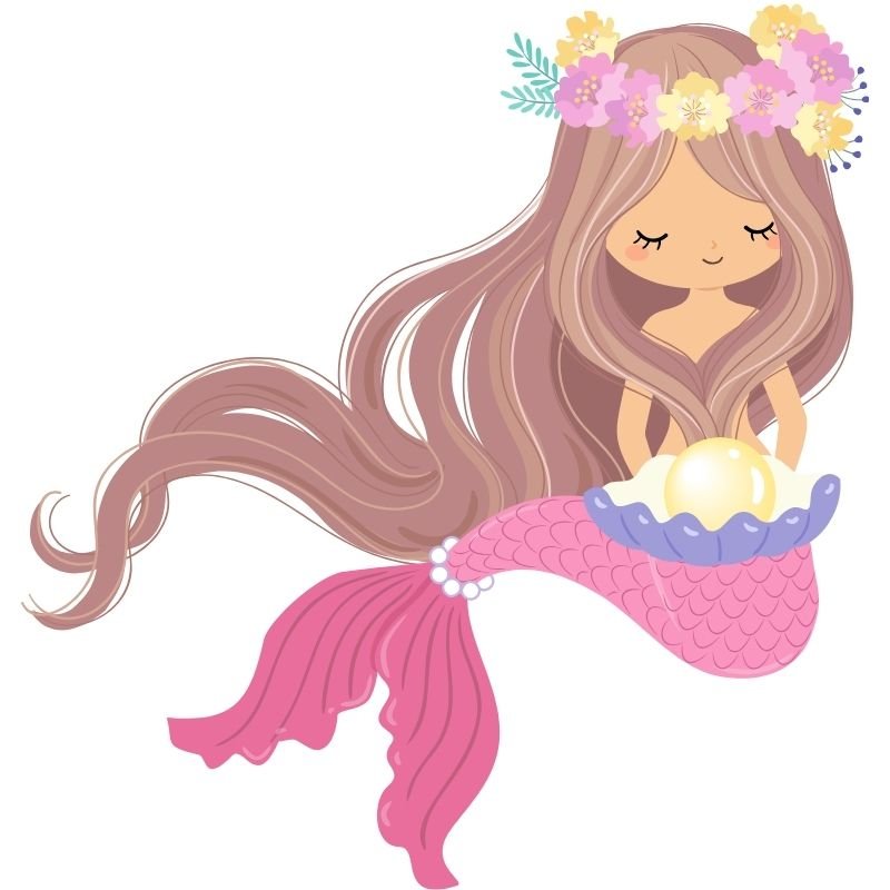 hình ảnh chibi nàng tiên cá dễ thương