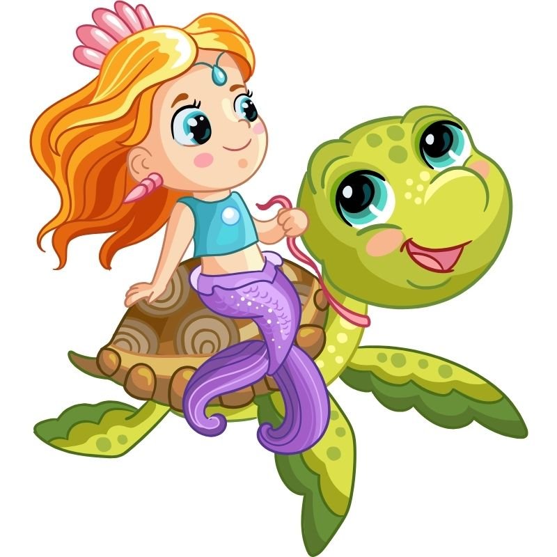hình ảnh chibi nàng tiên cá full hd
